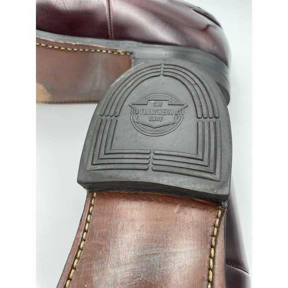 Florsheim Imperial 30217 Cordovan Tassel Leather Loafers Size 11 D Excellent Con